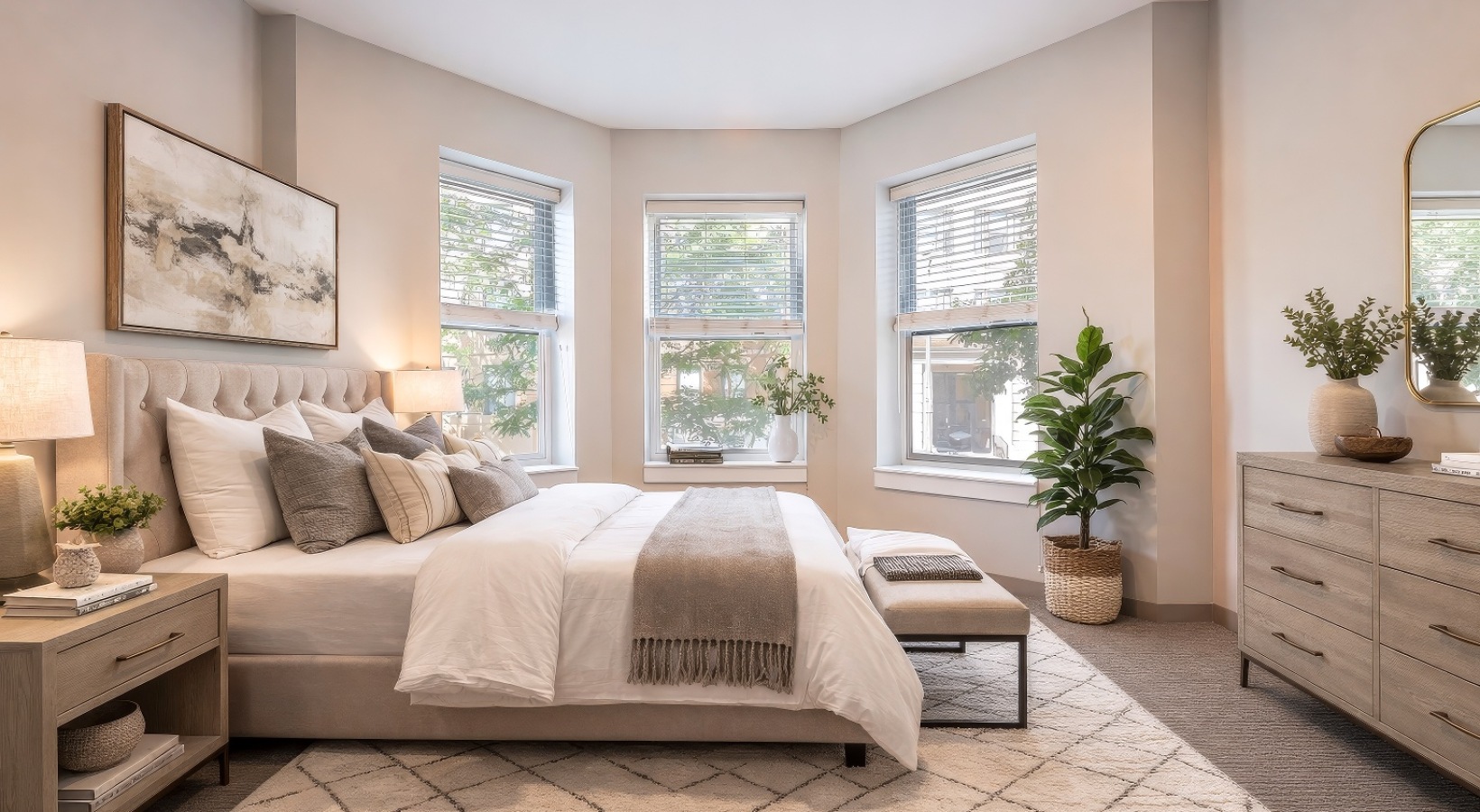 Spacious Bedroom with Natural Light